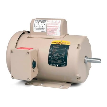 Baldor-Reliance Baldor-Reliance Motor FDL3501M, .33HP, 1725RPM, 1PH, 60HZ, 56, 3414L, TEFC, F1 FDL3501M